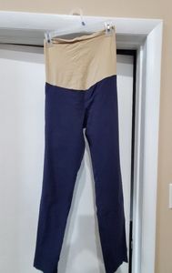 Blue maternity pants